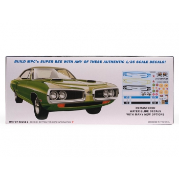 Plastikmodell – 1:25 1970 Dodge Coronet Super Bee Auto – MPC985